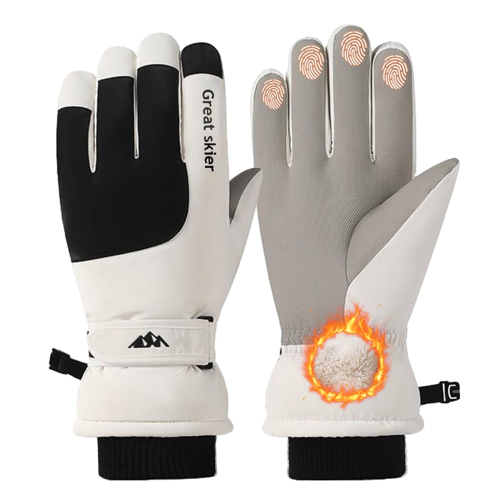 GUSTAVE Winter Gloves for Men Fleece Lining Riding Gloves for Women Men Winter Hand Gloves Windproof Gloves with Touch Screen Finger Fashion Outdoor Gloves for Winter for Riding, Hiking, Ski GUSTAVE Winter Gloves for Men Fleece Lining Riding Gloves for Women Men Winter Hand Gloves Windproof Gloves with Touch Screen Finger Fashion Outdoor Gloves for Winter for Riding, Hiking, Ski